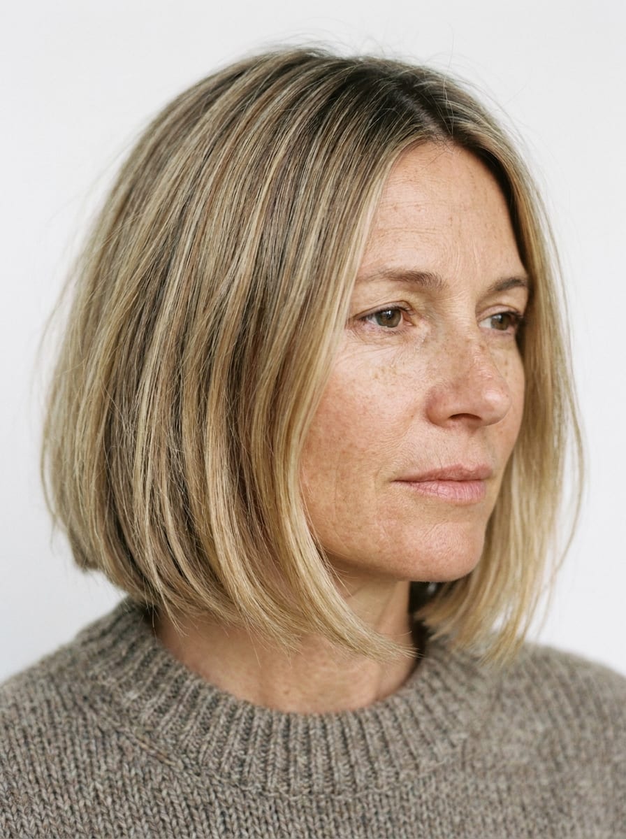 Blonder French Bob - French Bob Frisur